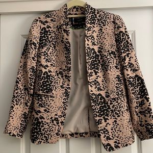 J. Crew leopard print blazer